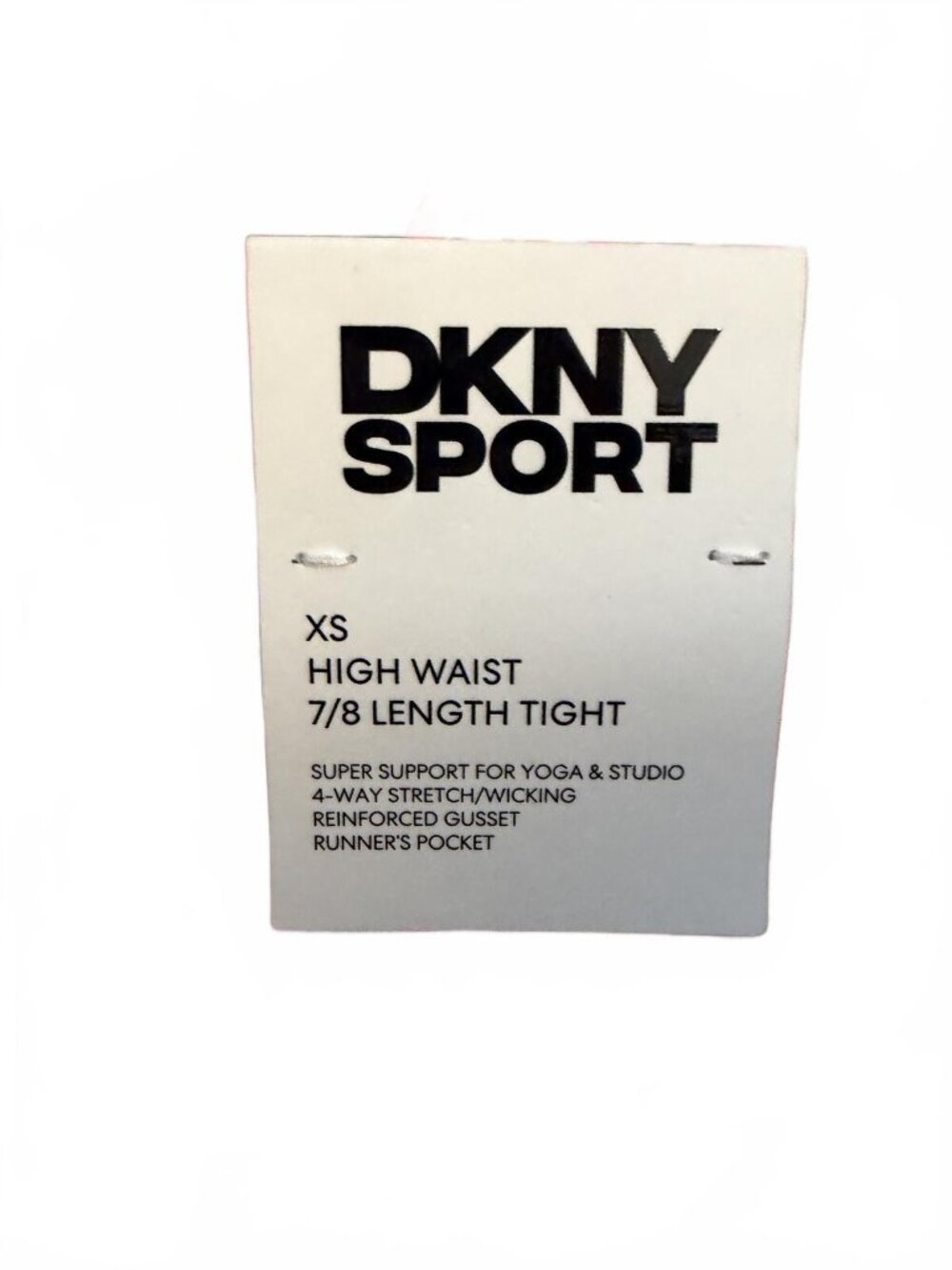 DKNY Sport Printed Interlock High-Waist 7/8 Fitness Leggings. - Picture 2 of 2